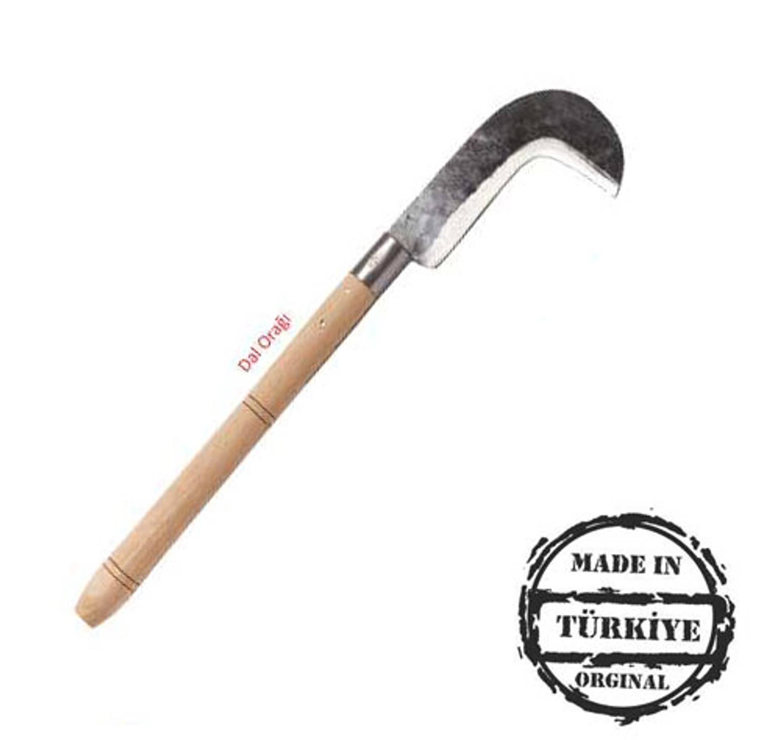 Дерев’яна ріжуча коса Desa Dal Orağı (Çalakop) для обрізки гілок, високоякісна сталь, ергономічна рукоятка, тривалий термін служби