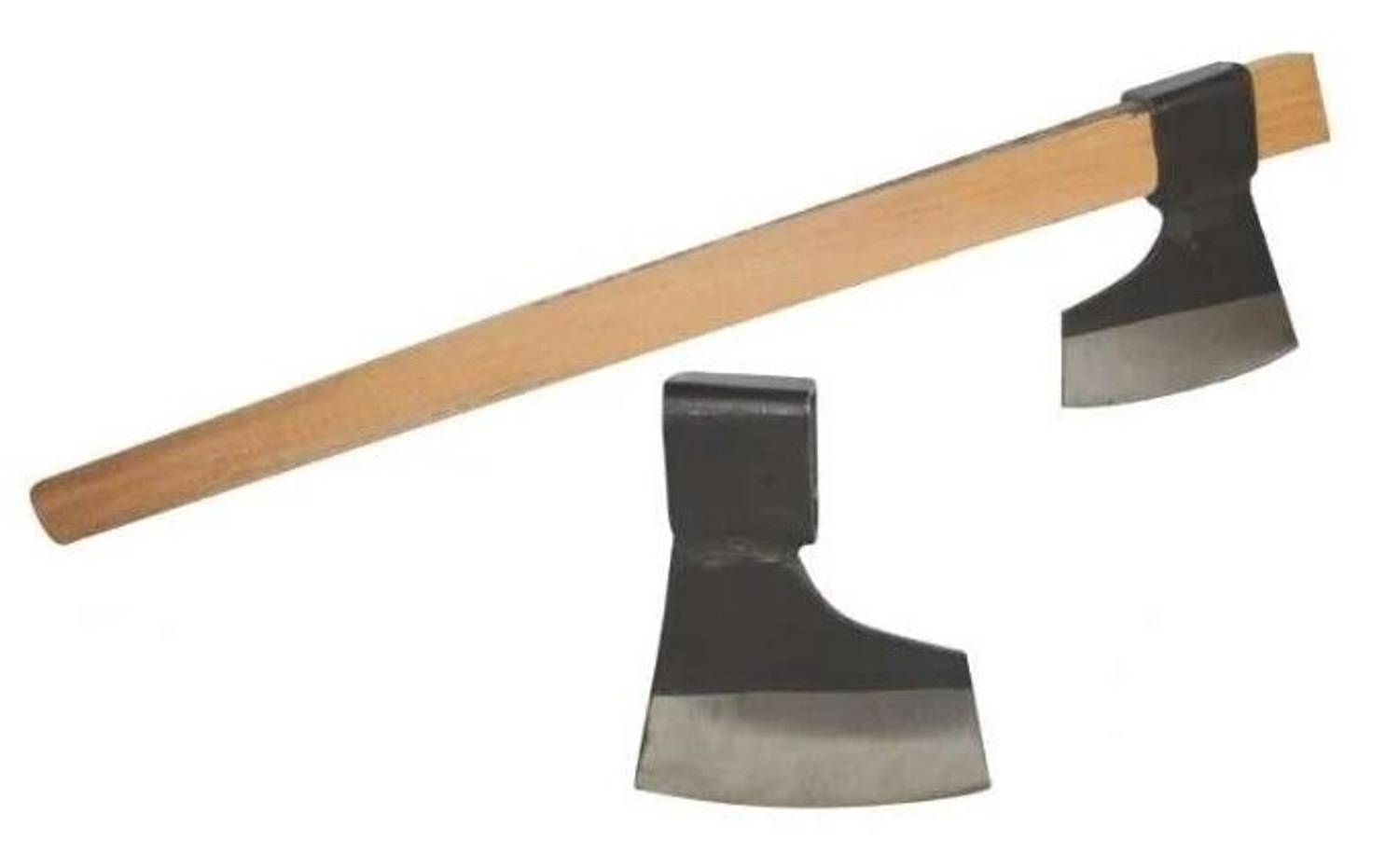 Садовий сокира з довгою рукояткою 60 см з кованої сталі для обрізки дерев і чагарників