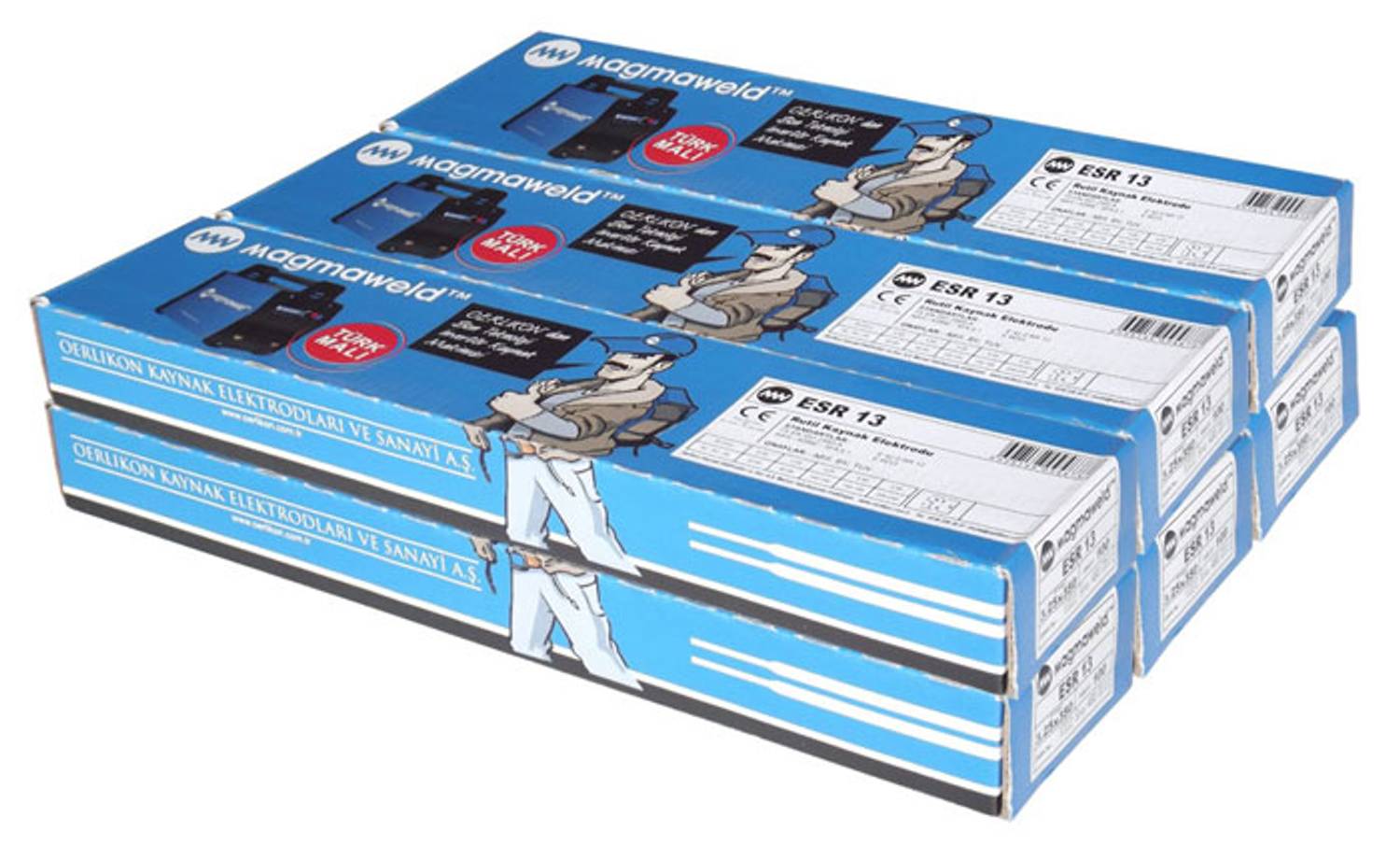 Электрод для сварки Oerlikon Magmaweld ESR-13 3,25 мм - 100 штук, рутиловое покрытие, AC/DC, для легкой стали и общего назначения