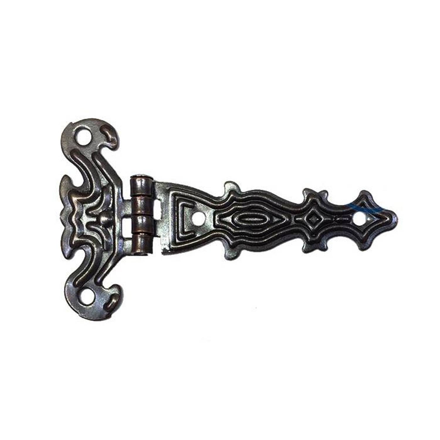 Dekoratif, Sac Tek Kuyruklu Menteşe - 40x68 mm, Küçük, Eskitme, 1 Adet