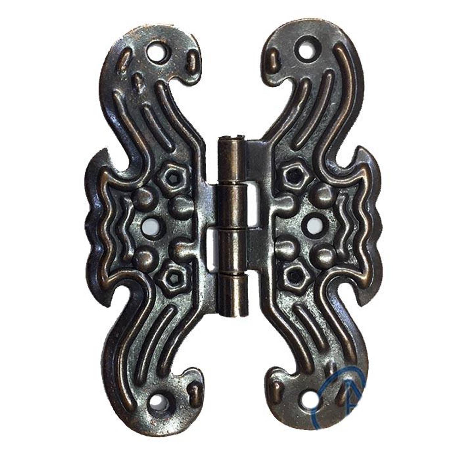 Dekoratif, Sac Kelebek Menteşe - Büyük, Eskitme, 100 Adet