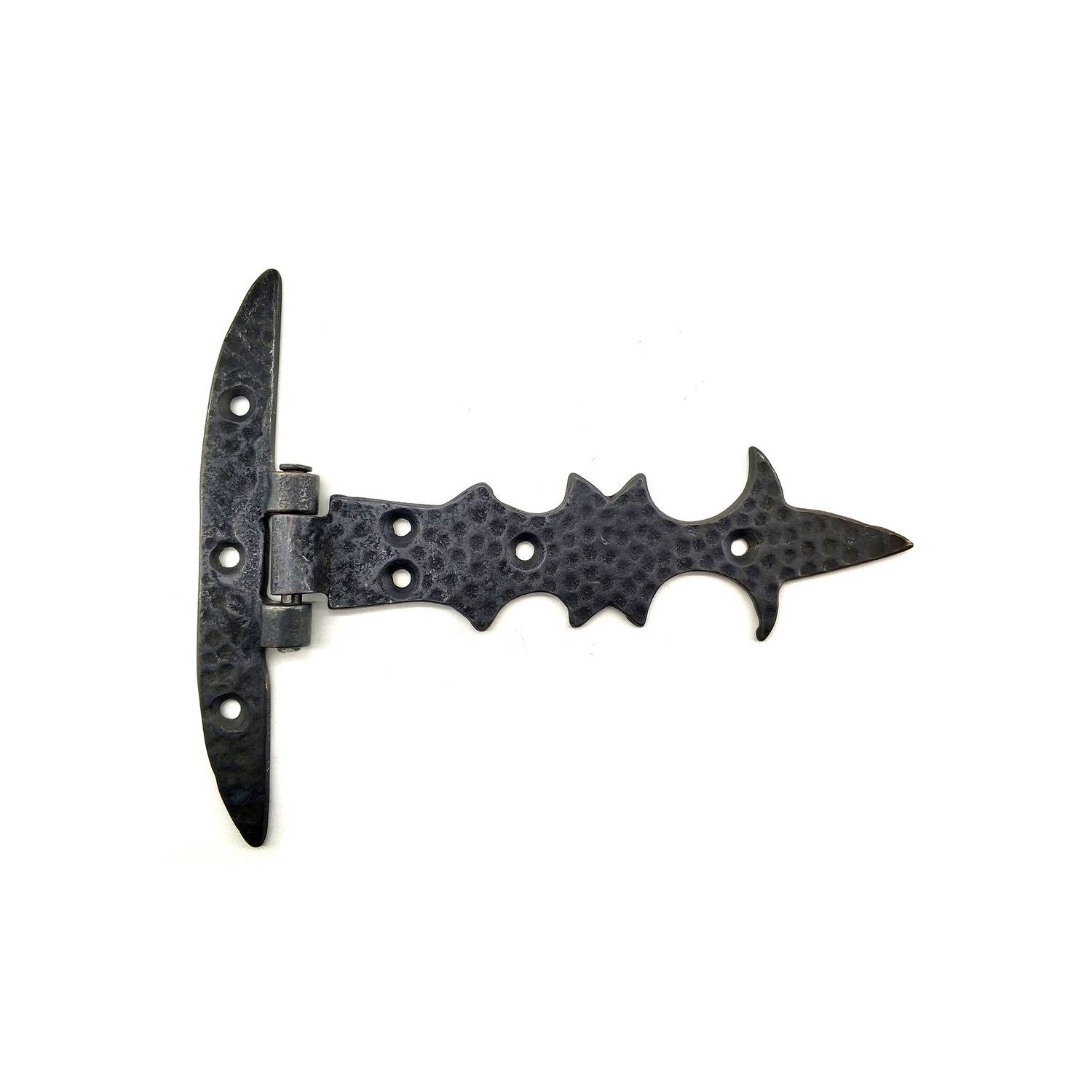 Декоративные дверные петли в антикварном стиле, пехотный мотив, латунь с оксидным покрытием для узких рамок