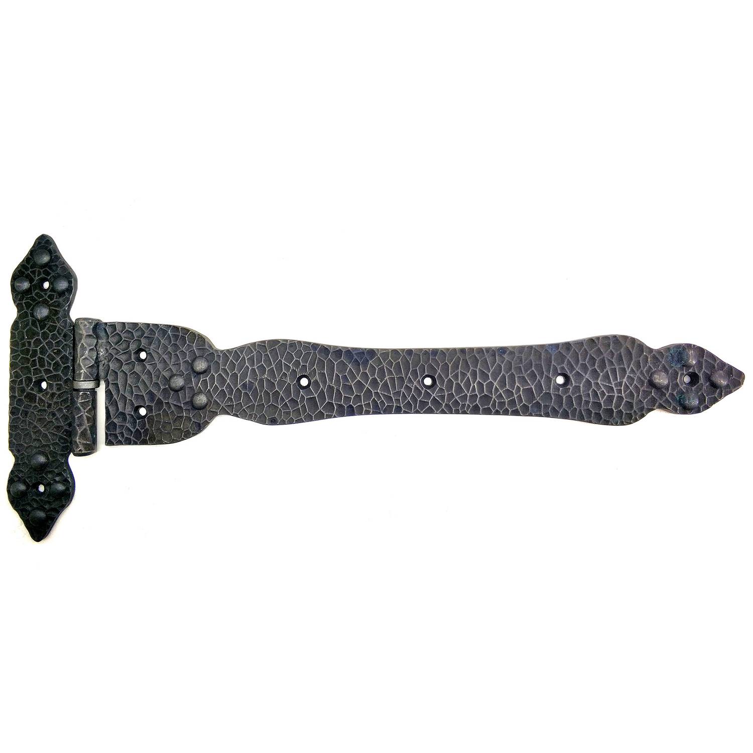 Антикварна декоративна латунна завіса з хвостиком для великих дверей, окислена, елегантний вінтажний стиль