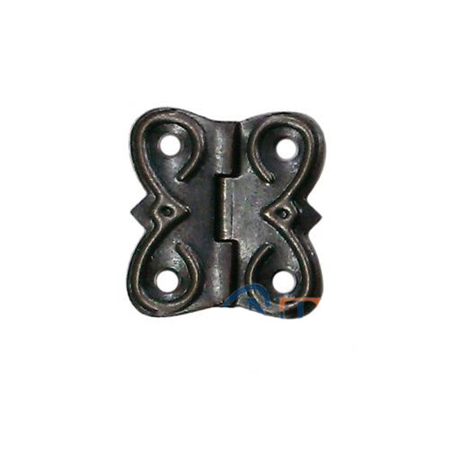 مفصلات باب بتصميم بابونج - صغيرة 18x20 مم، أنتيك، 100 قطعة