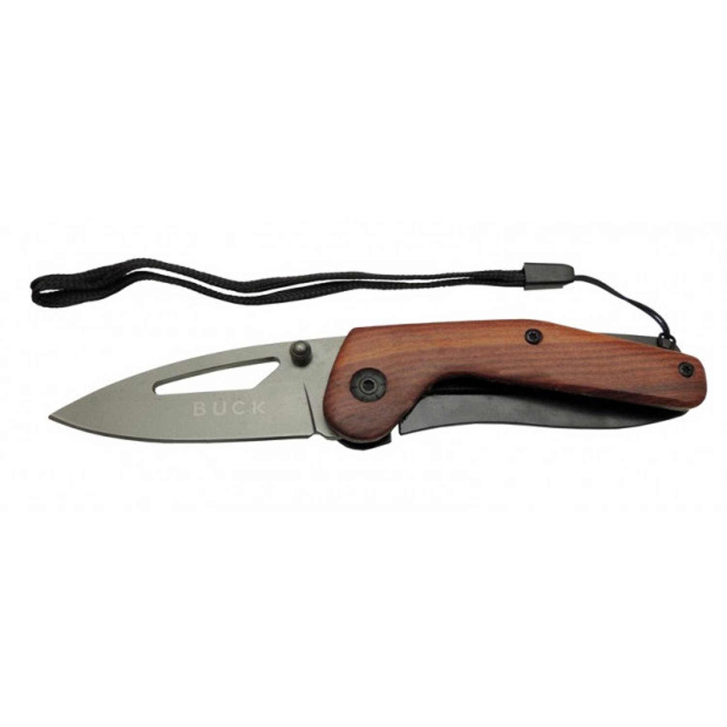 Ніж Buck DA85 15 см зі шнурком, ручний, з кліпсою для ременя, для активного відпочинку та щоденного використання