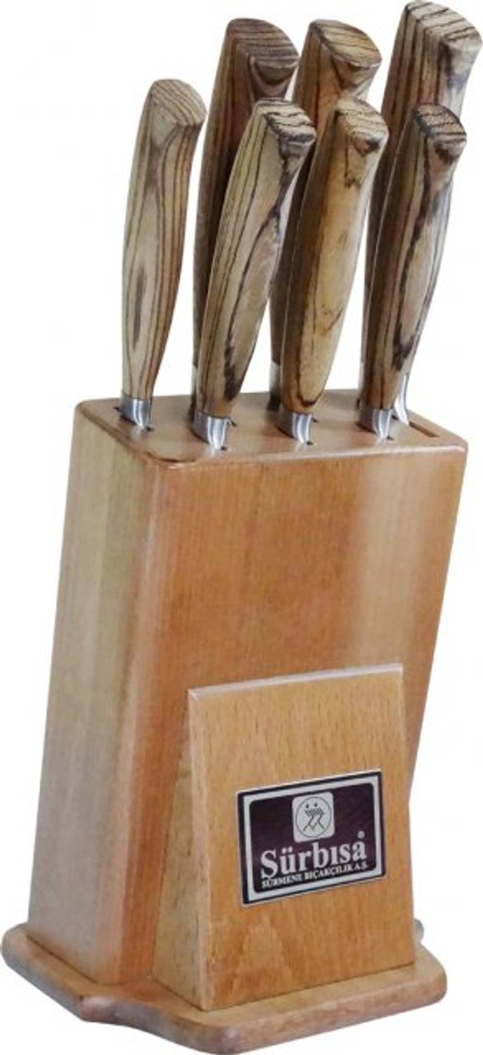 Набор кухонных ножей Sürbısa 61508 из 7 предметов для шеф-поваров с высокой прочностью и долгим сроком службы