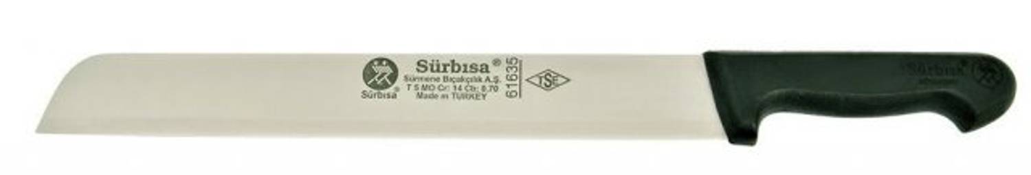 Ніж Сюрмене для нарізки сиру та м'яса 35 см, виготовлений з високоякісної нержавіючої сталі, ергономічний дизайн для комфортного використання
