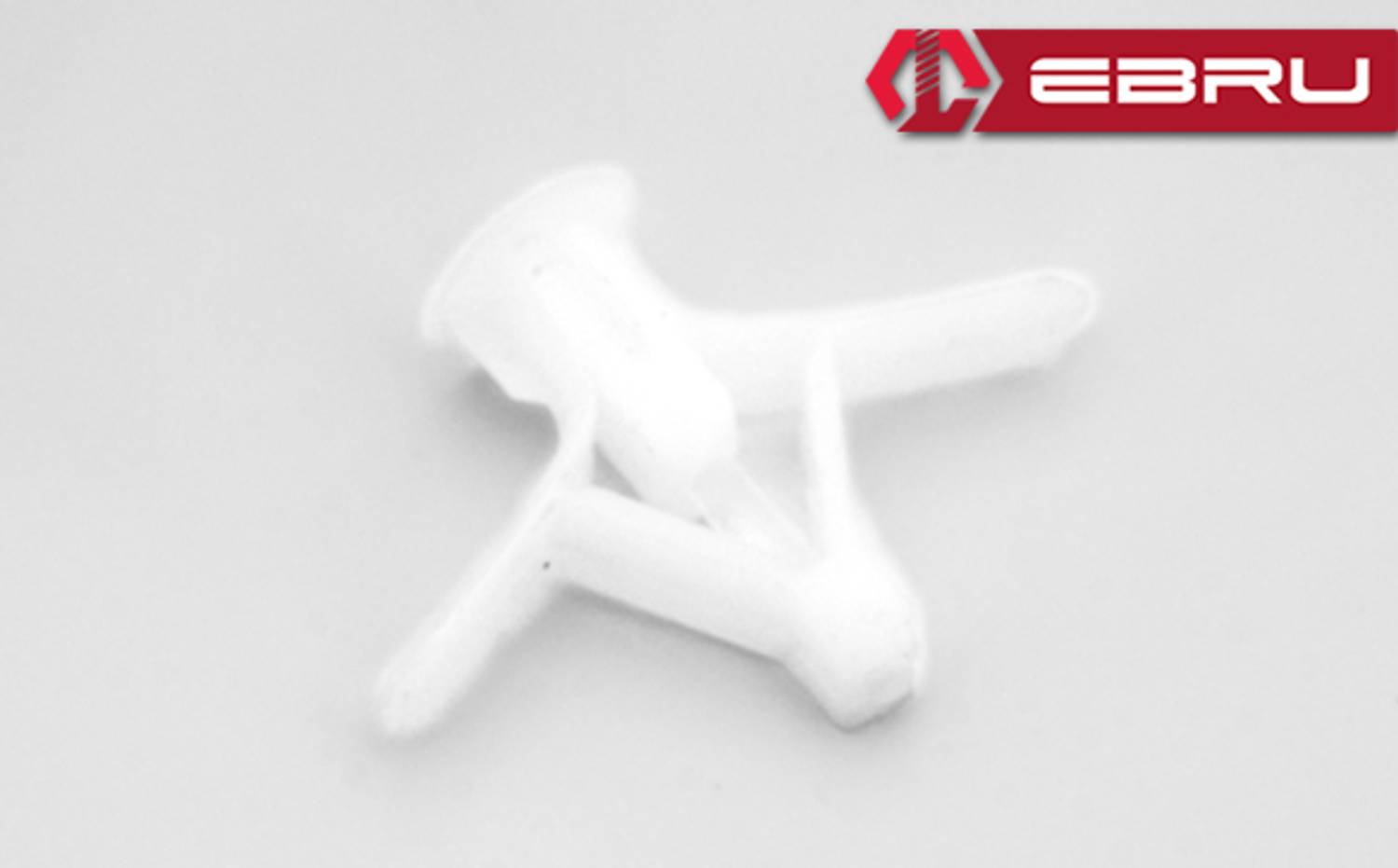 دبلة بلاستيكية ذات أجنحة للجبس 3 مم - 50 قطعة، مثالية لتركيب الأشياء على جدران الجبس بأمان وموثوقية