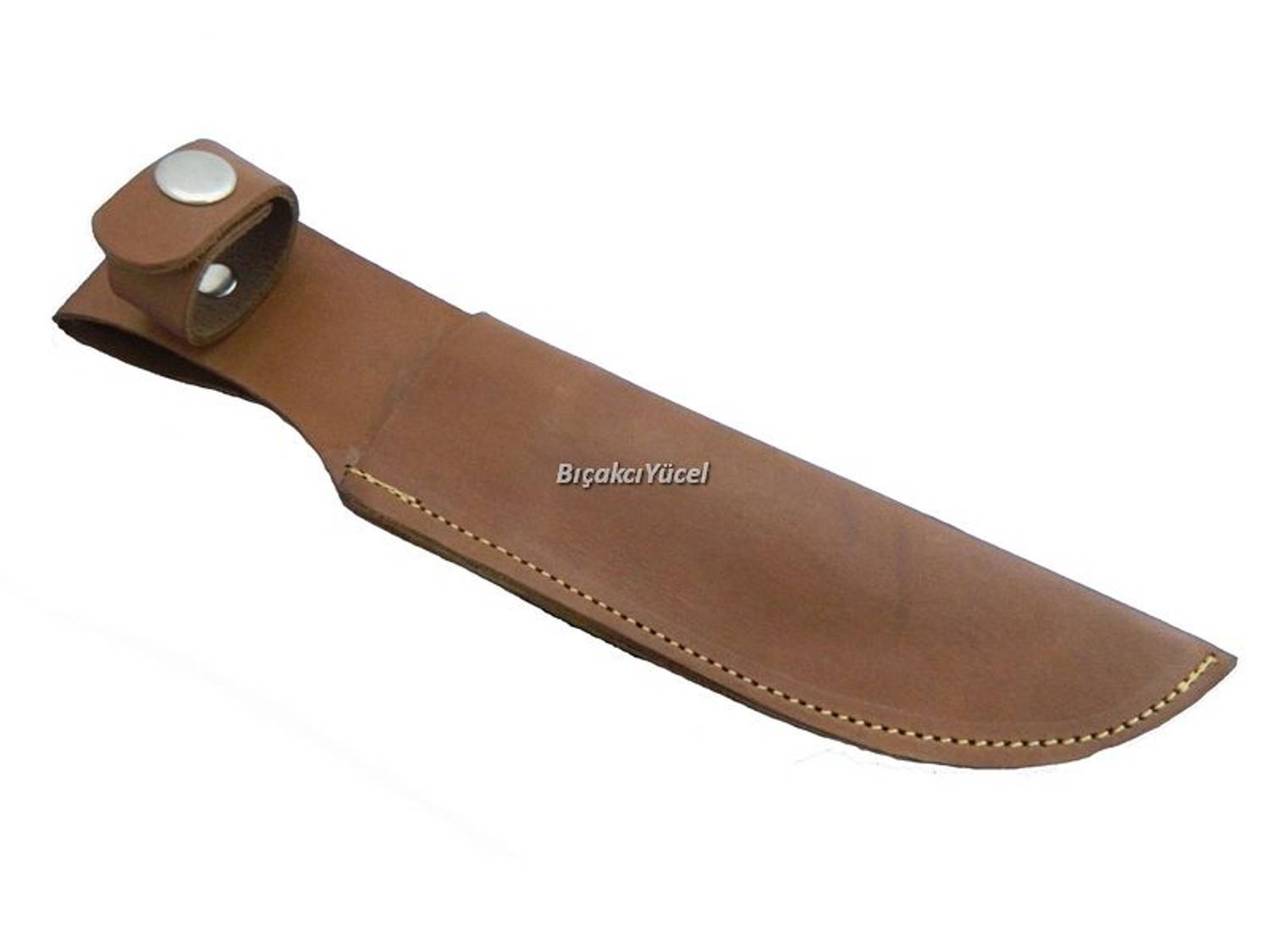 Класичний шкіряний чохол для ножа 27 см з поясною петлею для надійного зберігання та елегантного вигляду