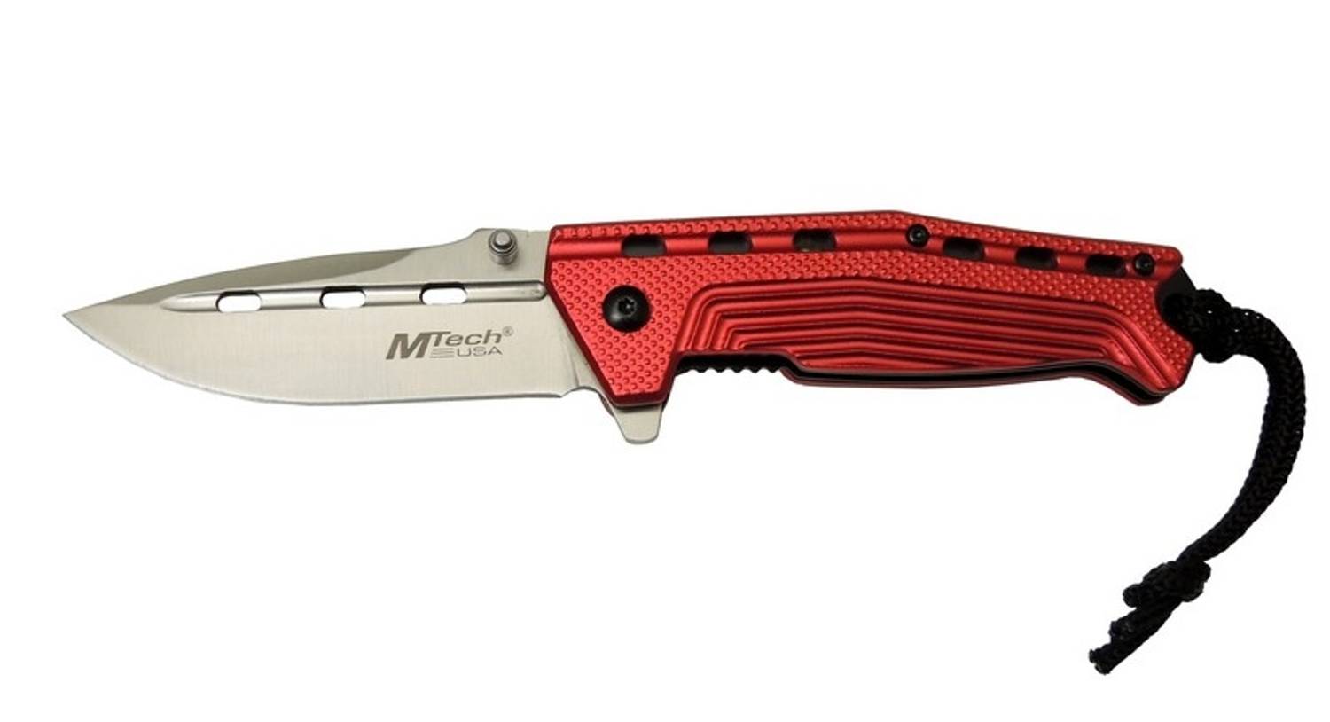 Ніж 4-13-3 червоний наметовий 19,5 см – напівавтоматичний, з петлею для ременя, зручний для використання при outdoor активностях та повсякденному застосуванні