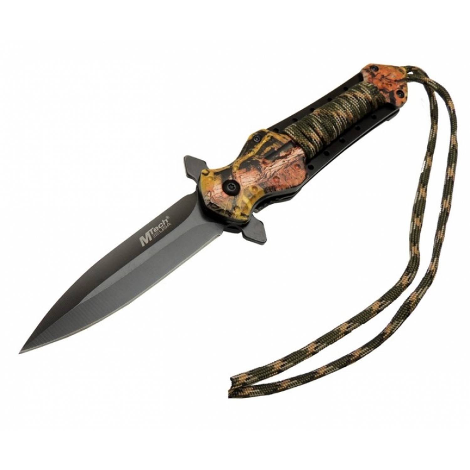 Кемпінгова сокира 4267 з багато кольоровим дизайном, 21 см, напівавтоматична, з мотузкою для зручного носіння