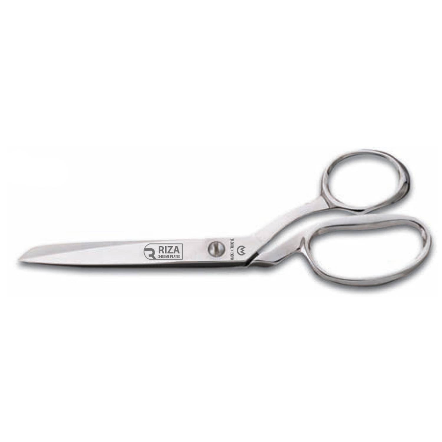 Нікельовані 8-дюймові текстильні ножиці Rıza M-A3157-8 для точного різання з ергономічною ручкою