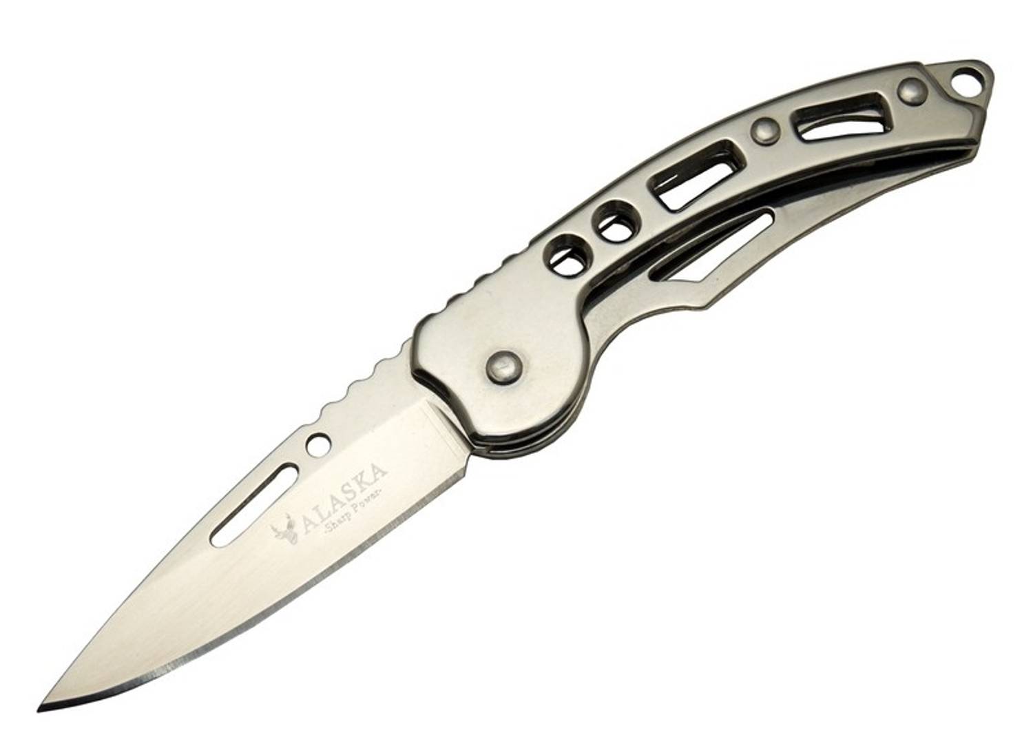 Alaska SDR 10 Gri Kamp Çakı 15cm - Manuel, Kemerlikli