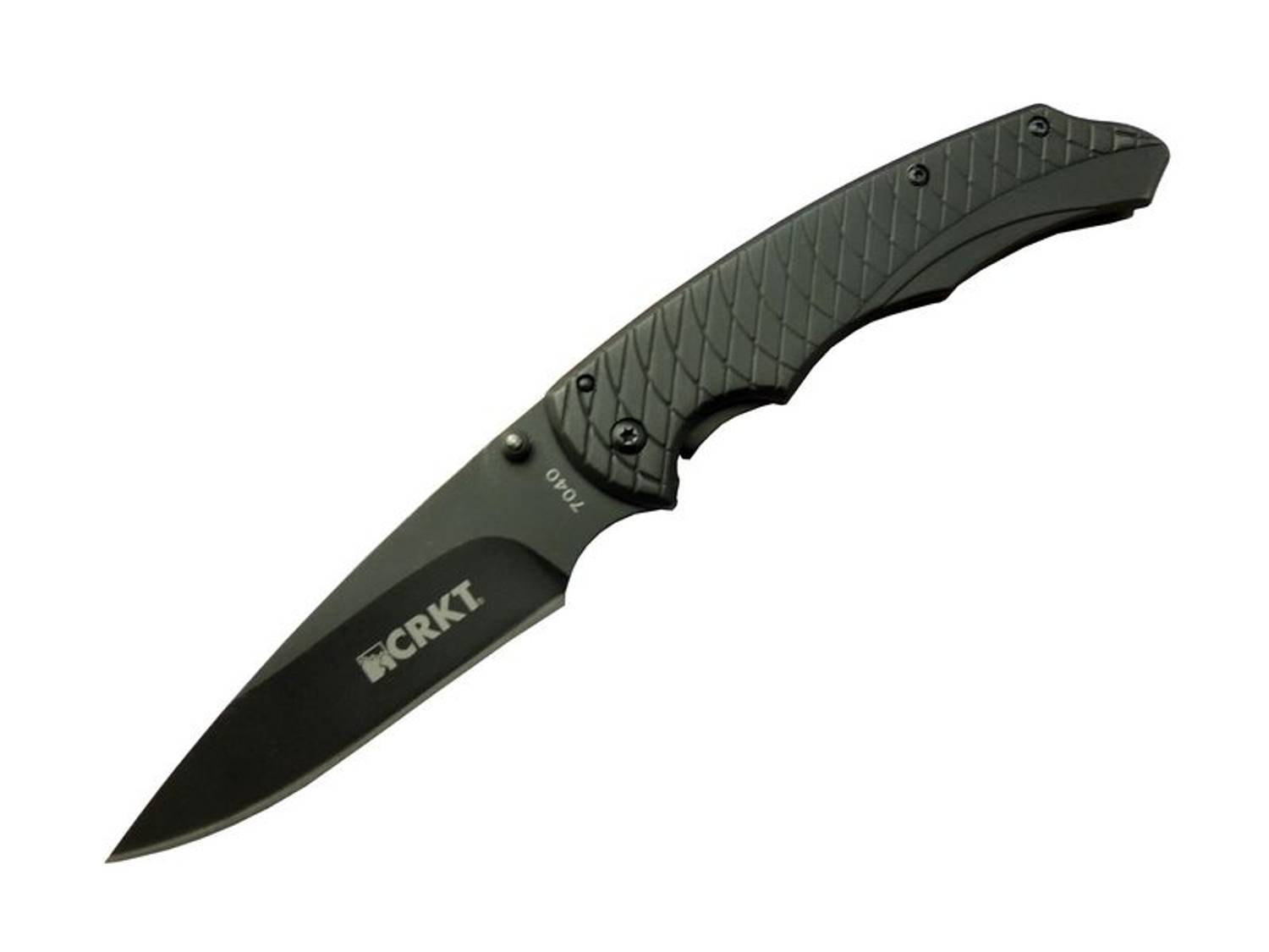 CRKT CR 7040 Чорний ніж для кемпінгу/на свіжому повітрі 22 см - ручний, з футляром для переносу, в упаковці