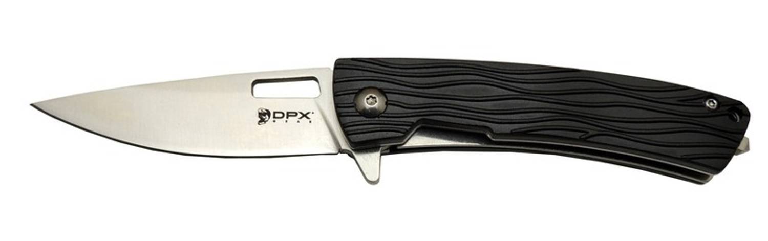 Dpx Gear Aculus F004 BK Siyah Kurtarma / Kamp Çakı 18cm - Yarı Otomatik, Cam Kırma Aparatlı, Kemerlikli, Kutulu