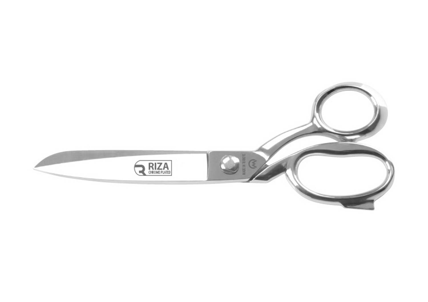مقص ريزا A6257-9 للخياطة 9 بوصة / 22.86 سم مع طلاء كروم، دقيق وقوي، مناسب للأقمشة والمشروعات الحرفية