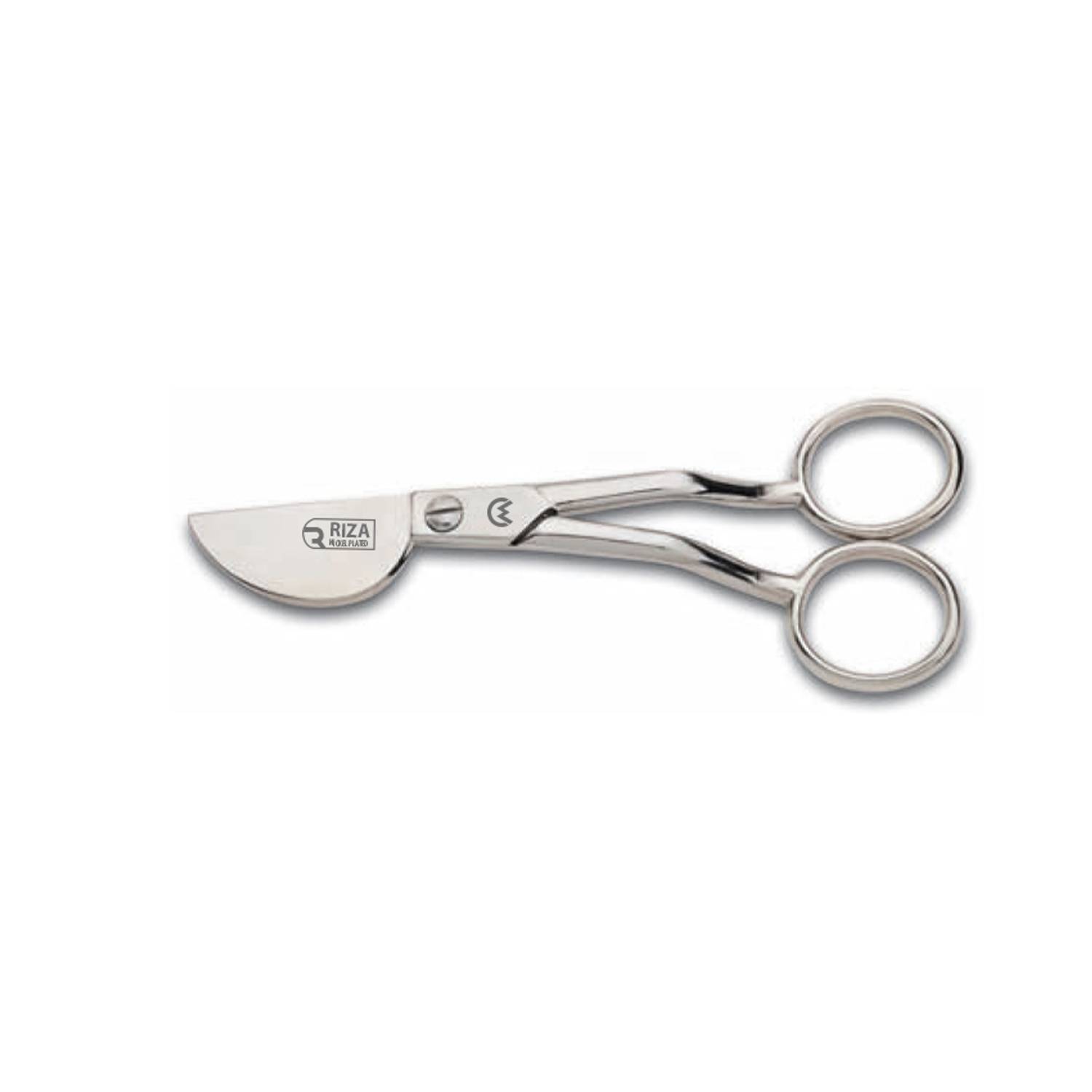 Ножницы Rıza M-213 для понпонов 6 дюймов / 15,24 см с никелевым покрытием для точных раскроев и эстетичного дизайна