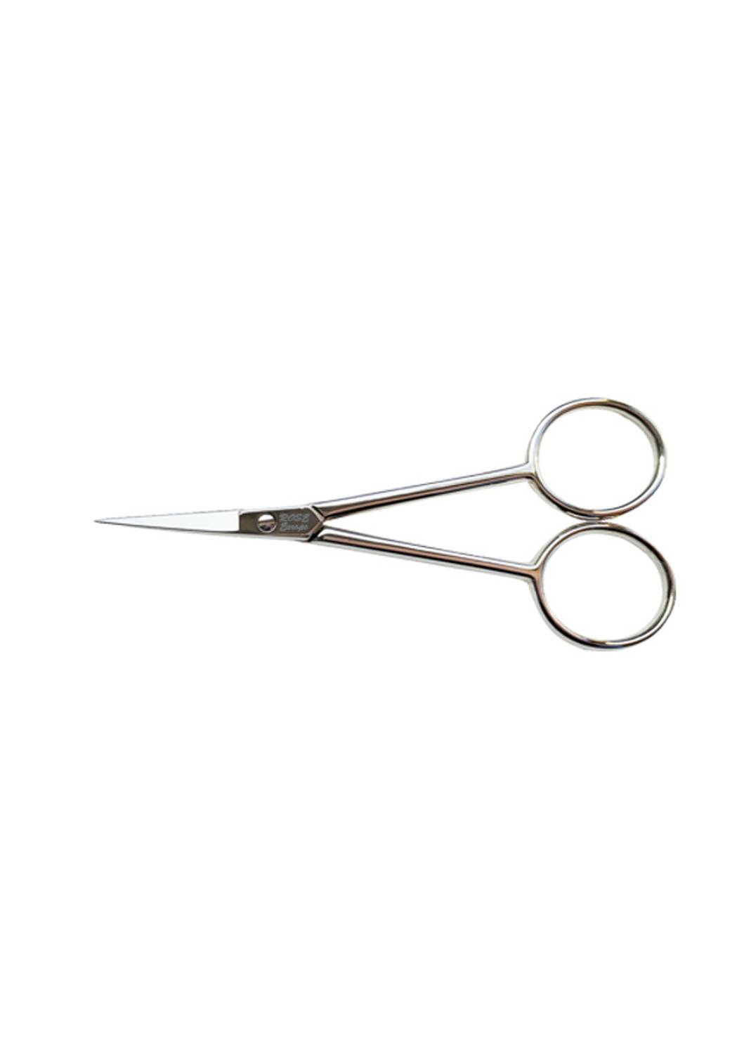 Ножницы для вышивания Rose 003-400, 4 дюйма (10,16 см), нержавеющая сталь, никелированное покрытие, эргономичная ручка, для тонких деталей