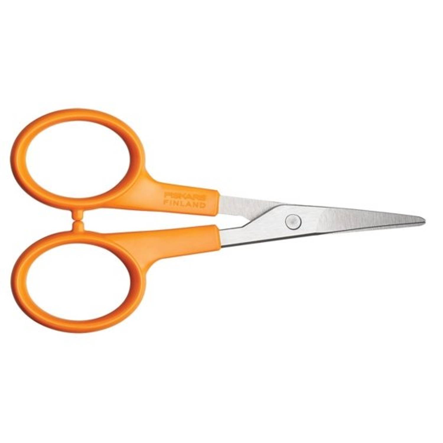 Ножницы Fiskars 9808 M204, изогнутые для вышивки, 10 см, нержавеющая сталь, эргономичная ручка, идеальны для деталей и аппликаций