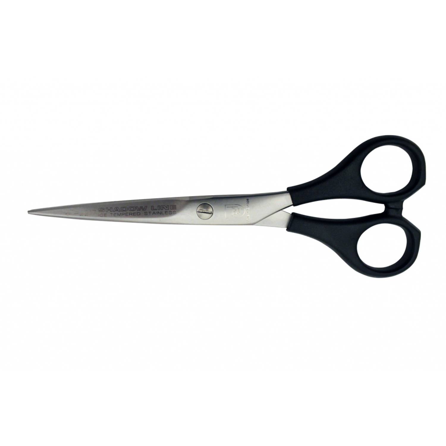 Ножницы Shadow Line 2217 M-525 с пластиковыми ручками, 6 дюймов (15,24 см), из нержавеющей стали для стрижки волос и тонких текстур