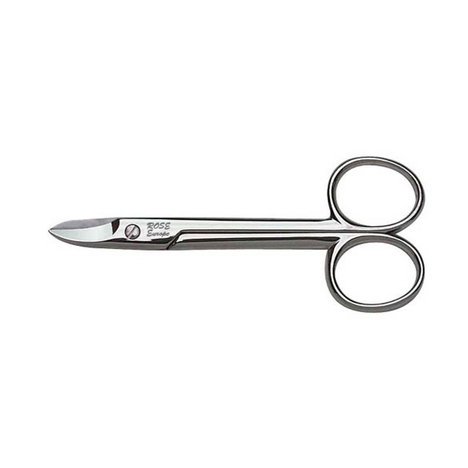Ножницы для ногтей Rose 008-400 M627 10,16 см, хромированная сталь, идеальные для проблемных ногтей, эргономичные ручки для комфорта