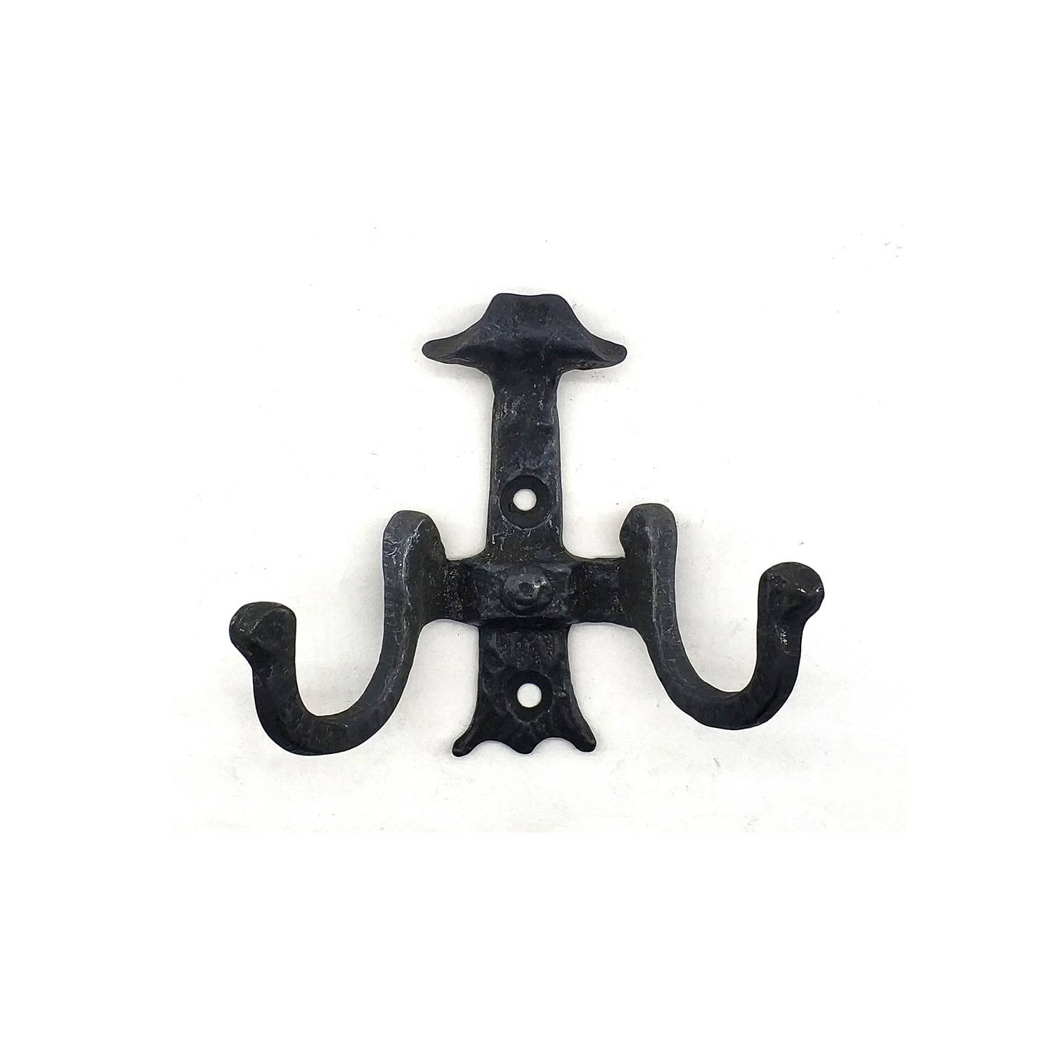 حمالة ملاحية زخرفية من النحاس بطراز عتيق - 85x94 مم، سطح مؤكسد، مثالية لتزيين الأماكن البحرية أو الطبيعية