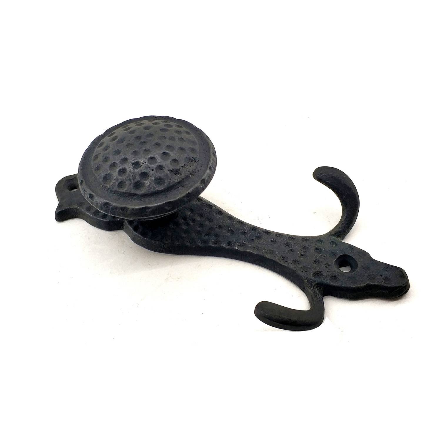 Декоративна підвіска для пальто в античному стилі з латуні - 150x72 мм, оксидна обробка