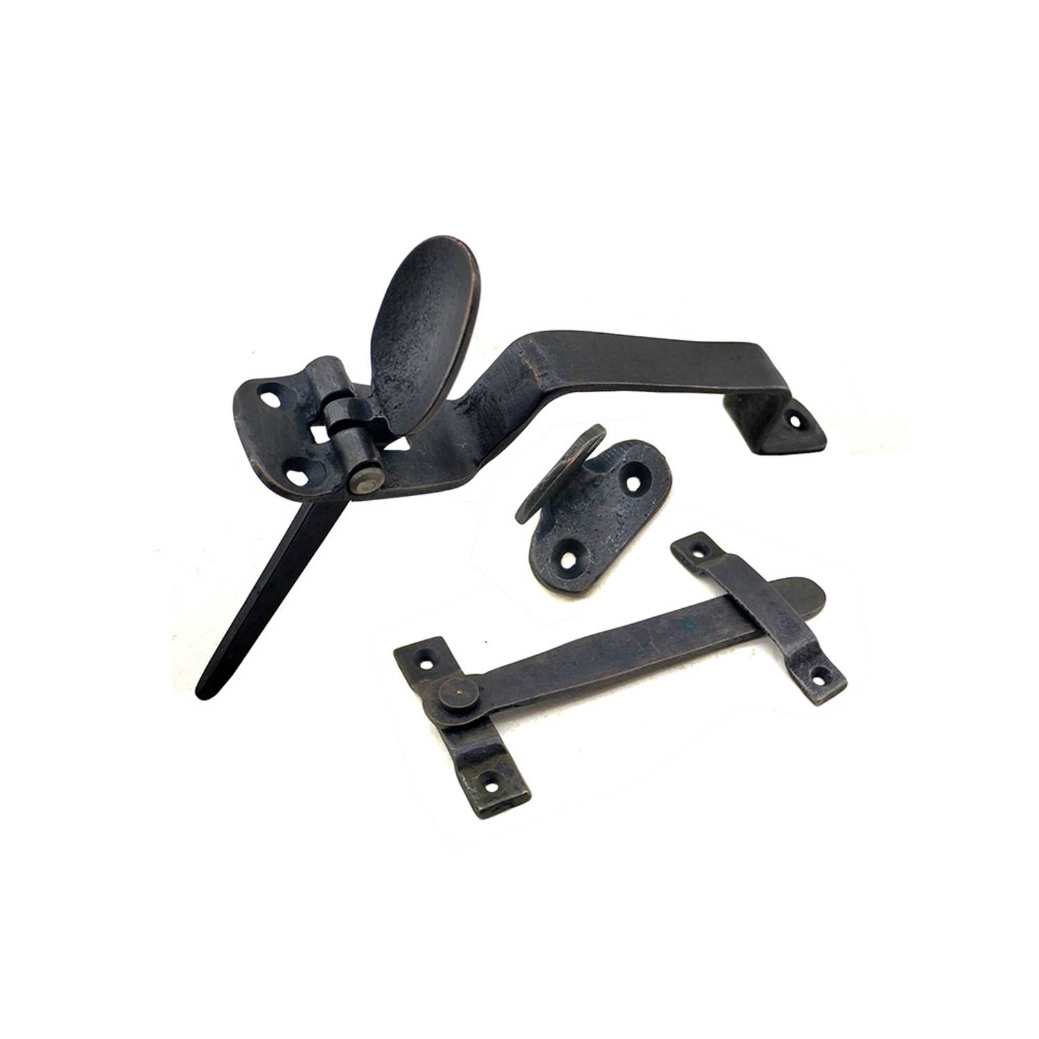 Антикварний декоративний дверний замок з латуні - оксидний, простий монтаж, елегантний дизайн, стартова частина для внутрішнього використання