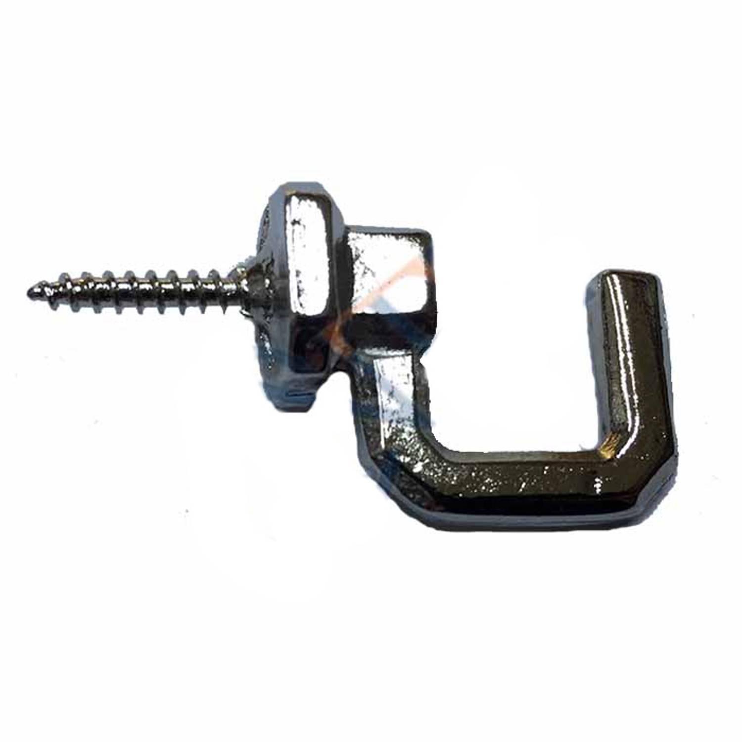 Срібна гвинтова гачка, 15x23 мм, 100 штук для організації малих і середніх предметів у будинку та офісі