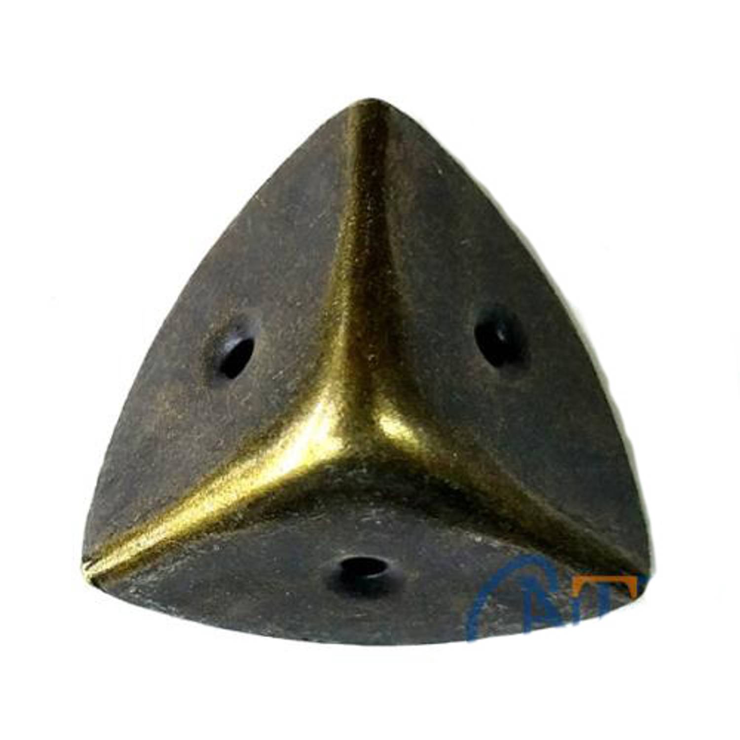 Декоративный уголок для коробки, 45x28 мм, большой, антикварный, из высококачественного металла, идеален для деревянных коробок и мебели