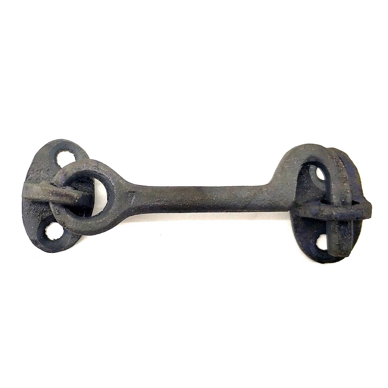 مشبك زخرفي نحاسي بأسلوب عتيق بطول 8.5 سم ومغطى بالأكسيد، مثالي للتزيين والاستخدام الوظيفي في الديكورات الداخلية