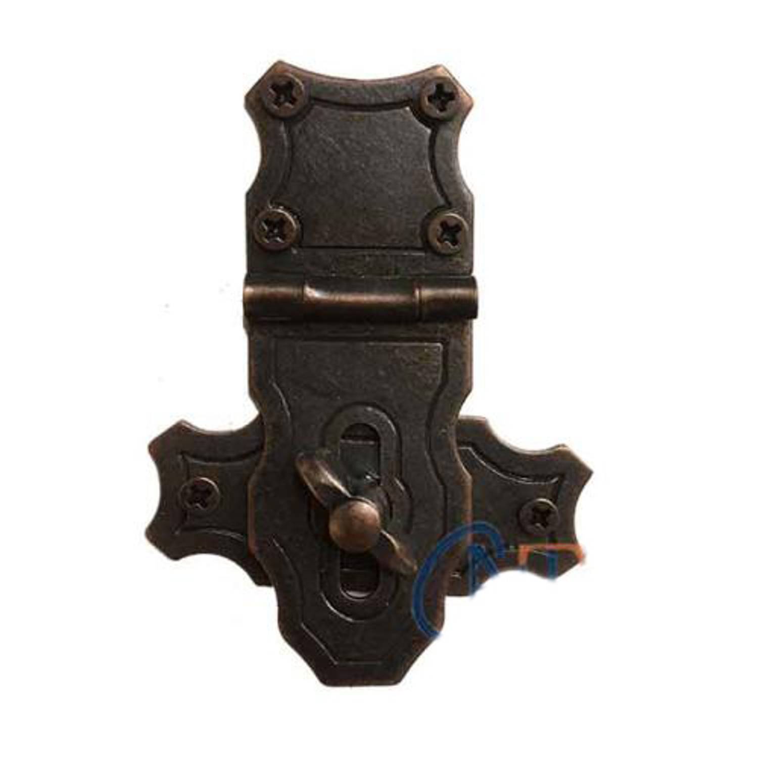 Декоративна підвіска для скриньки з ключем - 40x55 мм, оксидована, 100 штук