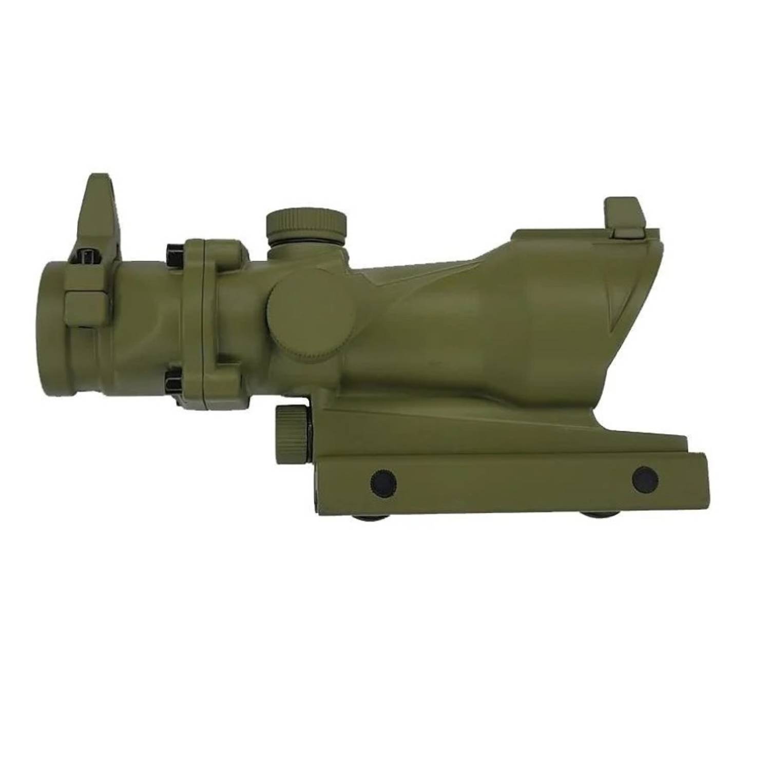 نظام بصري تكتيكي ذو نقطتين بالألوان المزدوجة HD30F، سهل الاستخدام، مصنوع من الألمنيوم، يناسب البنادق الهوائية والحقيقية، حجم قياسي 22 مم