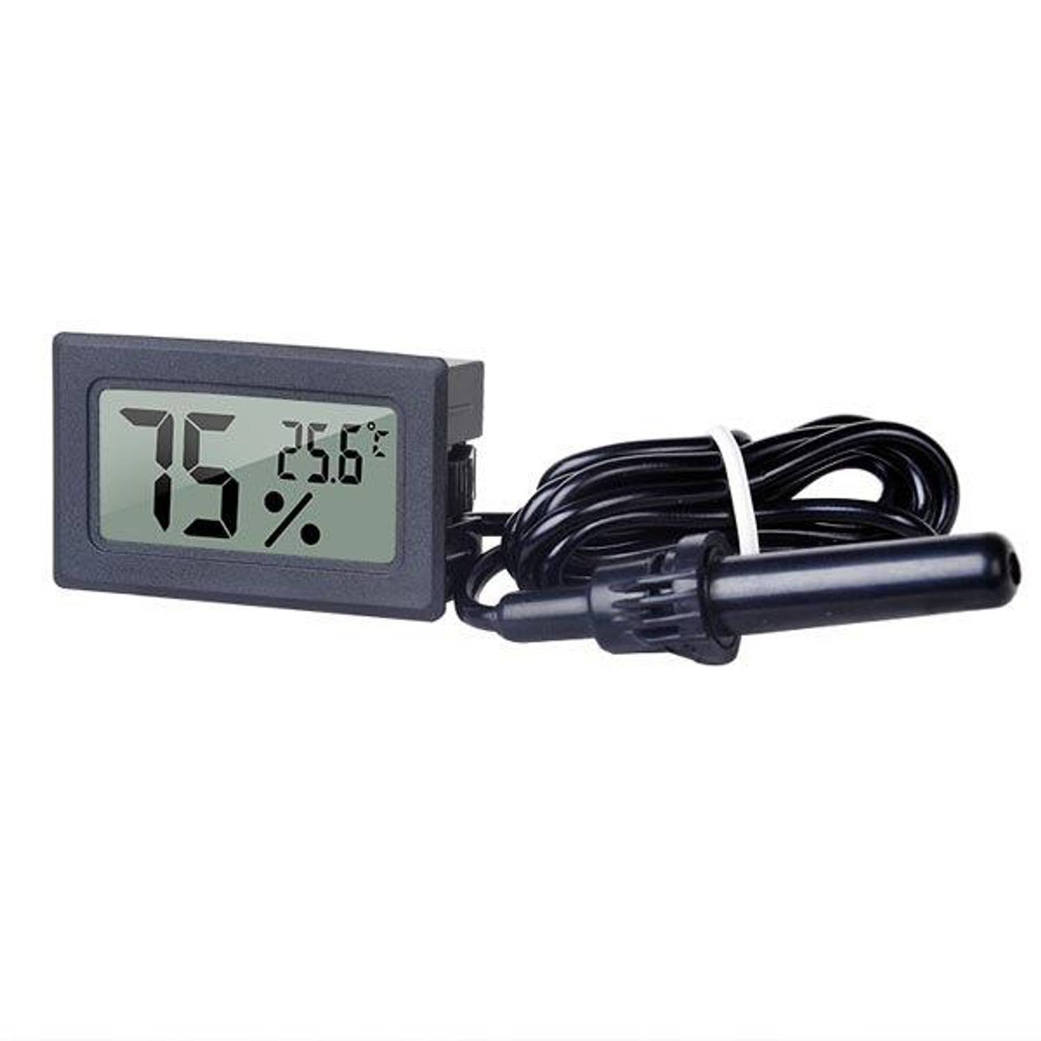 Цифровой термометр Gesi для измерения температуры внутри помещений, высокая точность, легкий экран, компактный дизайн, настенный и настольный монтаж