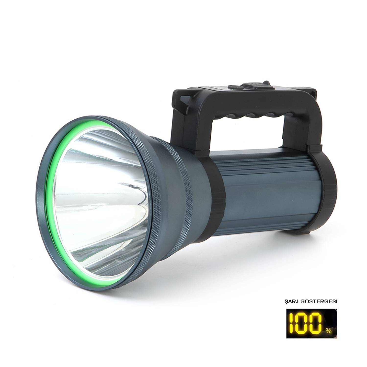 Портативний 200W акумуляторний ліхтар-прожектор WT-411 з 5 режимами освітлення, час роботи до 24 годин, конструкція з алюмінію та пластику, до 1000 м освітлення