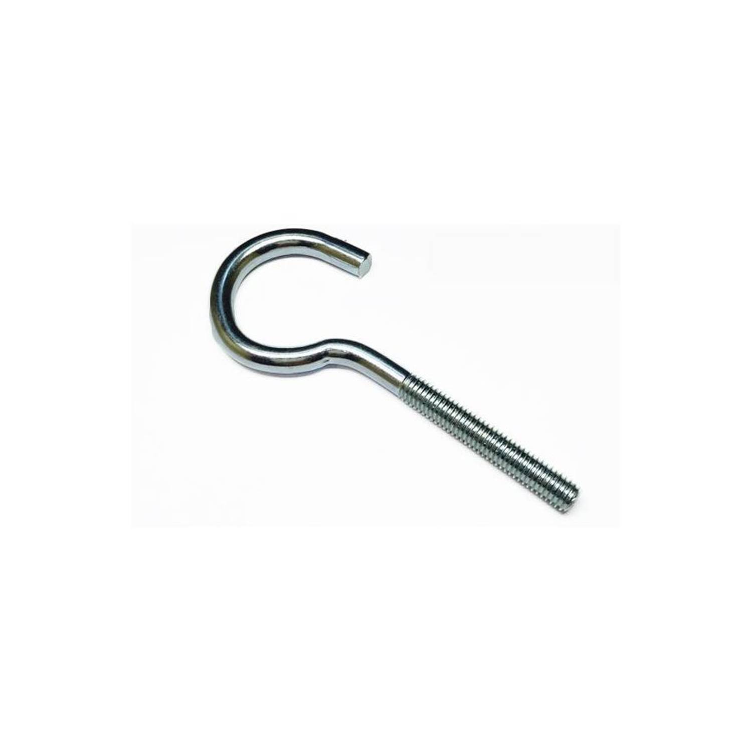 Крюк открытый метрический M6 x 60 - 100 штук для мебели, строительства и металлообработки из нержавеющей стали, обладает высокой прочностью и коррозионной стойкостью