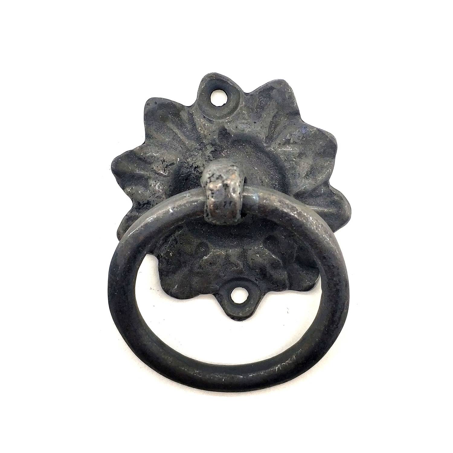 Антикоррозийная декоративная бронзовая ручка в форме цветка, диаметр 50 мм, для дверного замка и мебели, оксидированный эффект