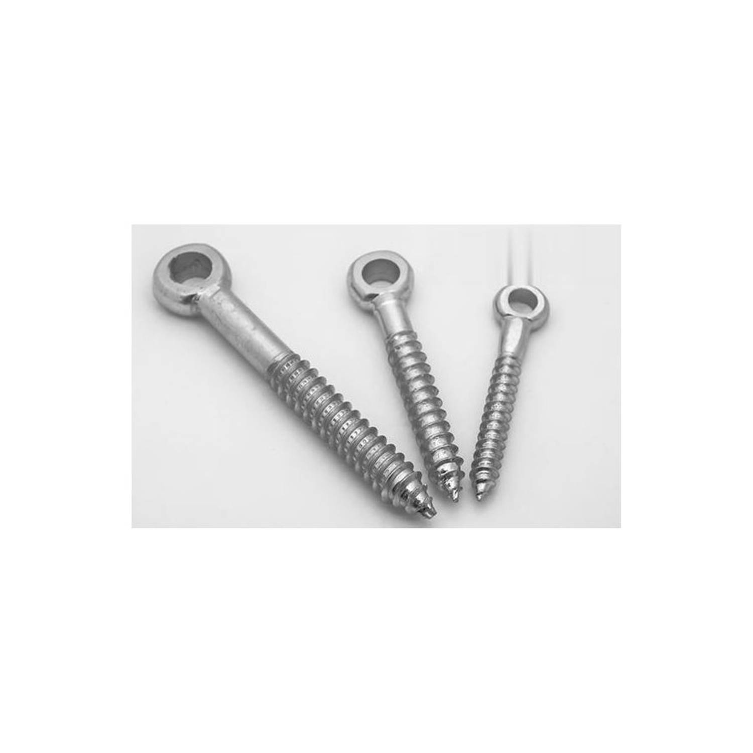 Дірявий гвинт з кільцем 5 мм - 50 штук, універсальний з'єднувальний елемент для дерев'яних конструкцій і декору.