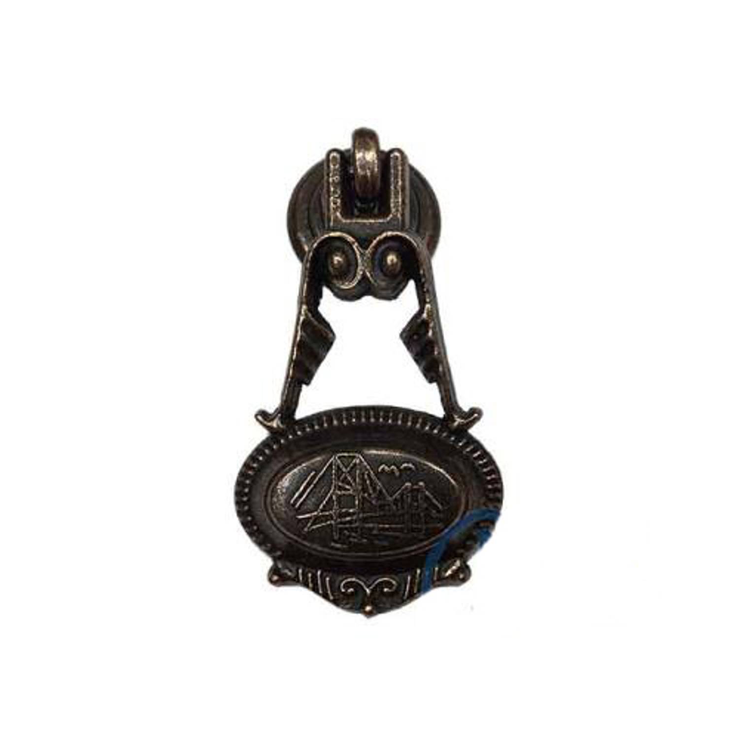 Декоративная ручка из замака с винтажным покрытием, 30x63 мм, идеальна для мебели и декора, прочная и стильная, 1 шт