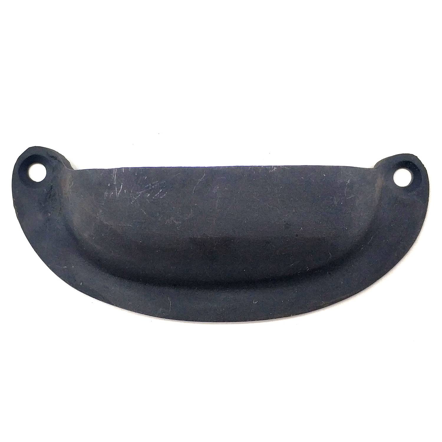 Декоративна дверна ручка у стилі антика з латуні, плоска, 37x87 мм, оксидована, елегантний дизайн для будь-якого інтер'єру