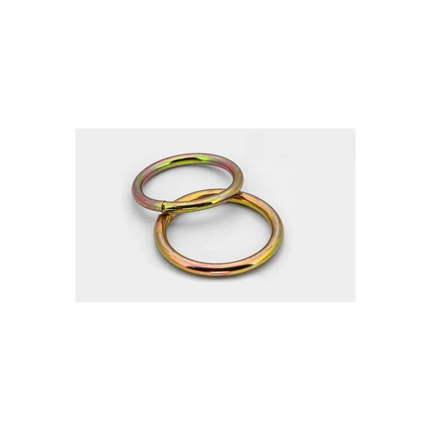 Круглые стальные кольца Ebru 20 - 100 штук, идеальны для тяжёлых нагрузок, надёжные и универсальные соединительные элементы