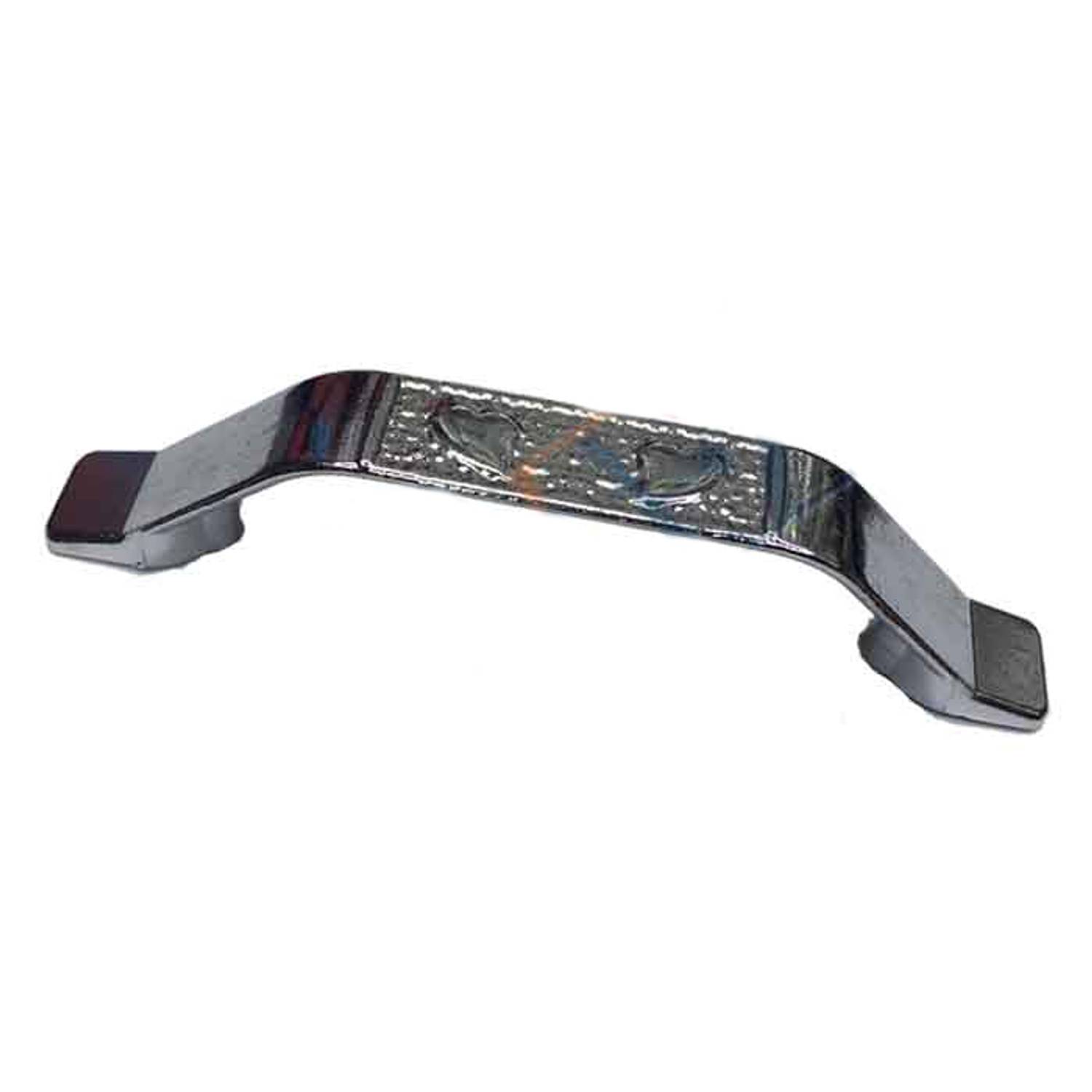 Декоративная ручка ЗАМАК внутренняя 64 мм, никель, 100 штук для мебели, стильный и прочный выбор для кухни и ванной