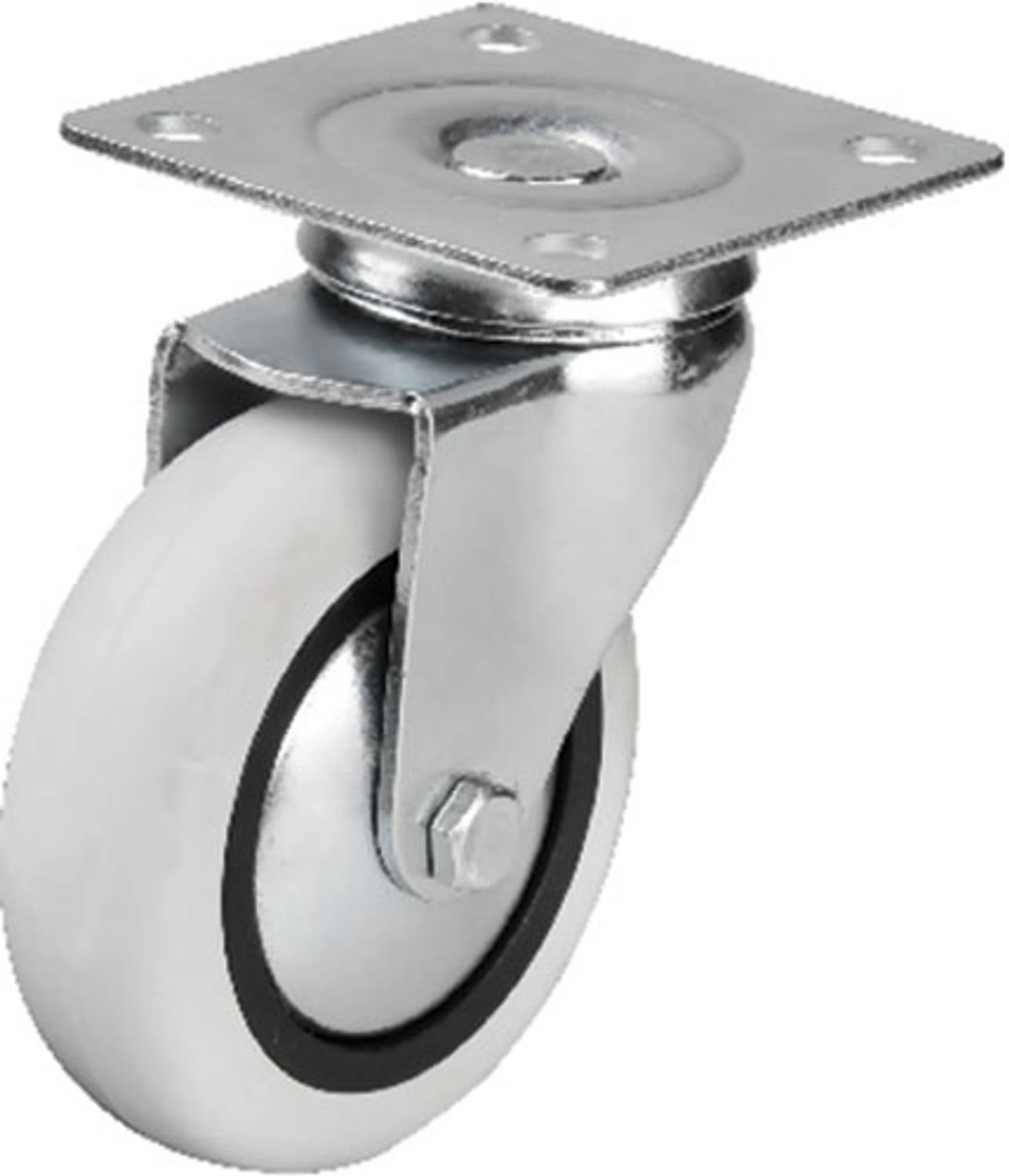 Транспортний колесо HTS 351 75x25 мм, PVC стіл, 4 шт, для промислового та домашнього використання, міцне та тихе, 50 кг вантажопідйомності