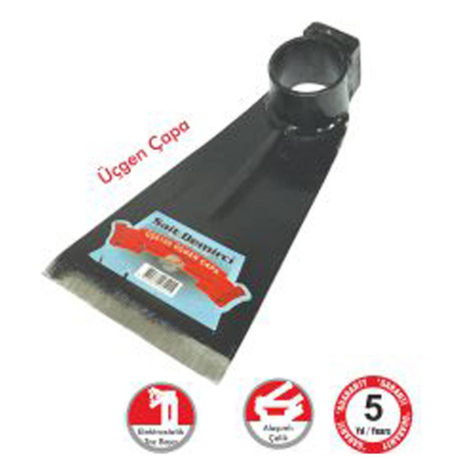 Трикутна лопата S.D. - посилена, без ручки для садових робіт, виготовлена з високоякісної сталі, порошкове фарбування, підходить для професійного використання