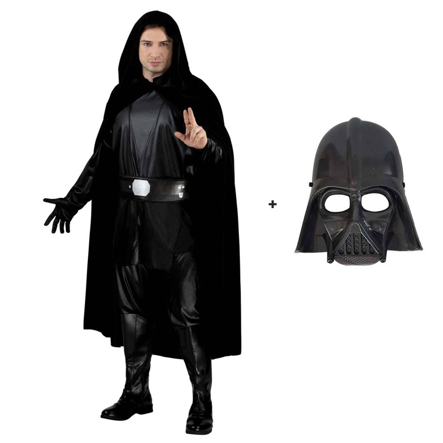 بزّات لوك سكاي ووكر من ستار وورز للبالغين مع قناع، استمتع بكونك جيدي مع تصميم طويل وقبعة، يناسب حفلات الكوسبلاي وأحداث ستار وورز