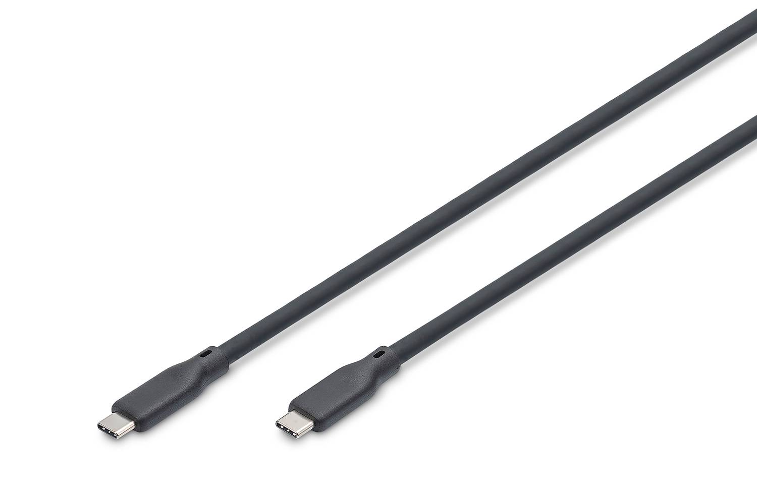 Digitus USB Silikon Bağlantı Kablosu, USB 20Gbps, USB 3.2 Gen1, 5G, 100W, 4K, 2 metre, siyah renk<br>Digitus USB Silicone Cable, USB 20Gbps, USB-C - USB-C 2m, USB 3.2 Gen1, 5G, 100W, 4K, 2m, black