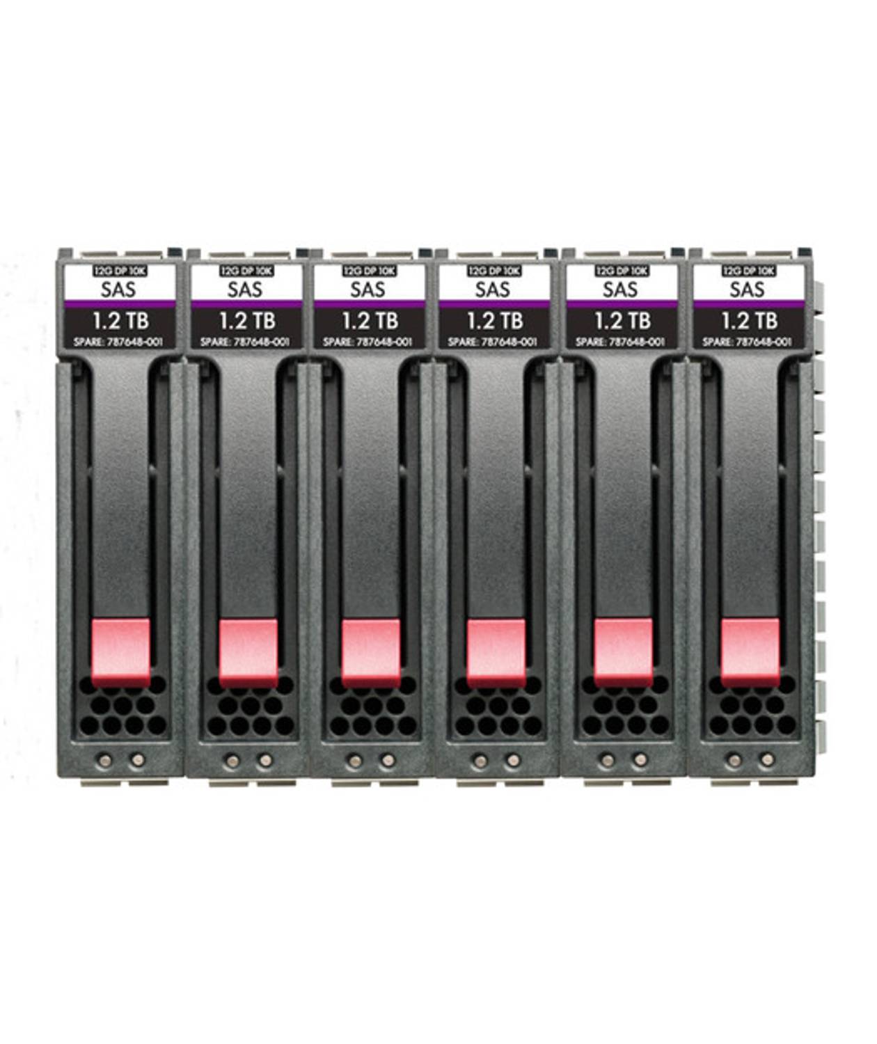 HPE MSA 10.8T SAS 10K SFF M2 6pk HDD Bdl