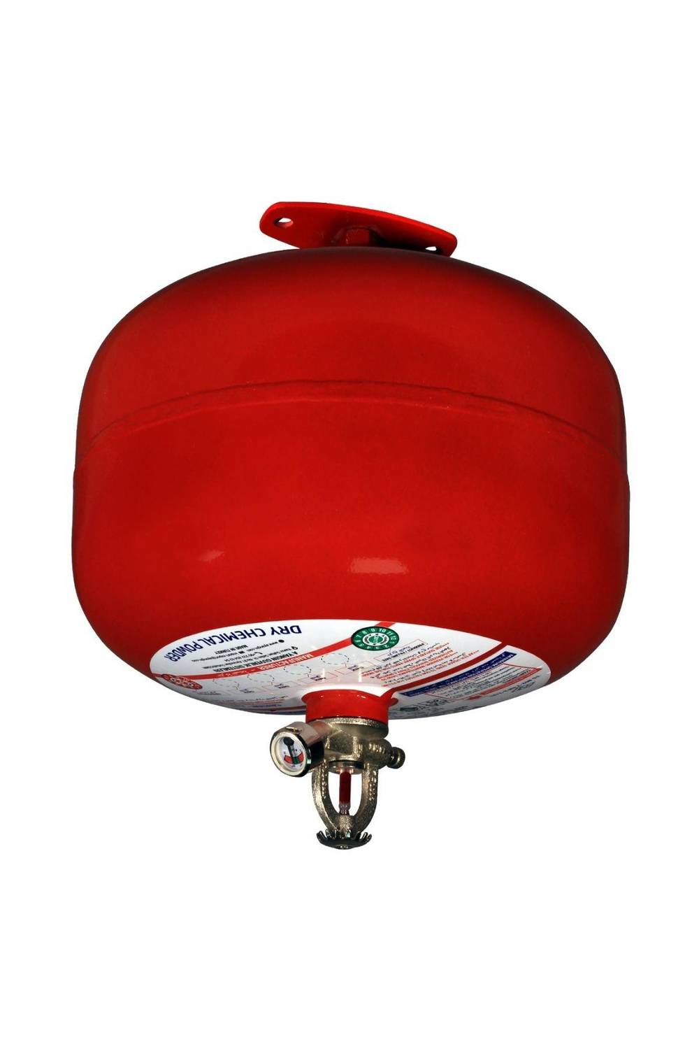 6 KG Kuru Kimyevi Tozlu Tavan Tipi Sprinkler Başlıklı Yangın Söndürme Cihazı %60 TdrTr