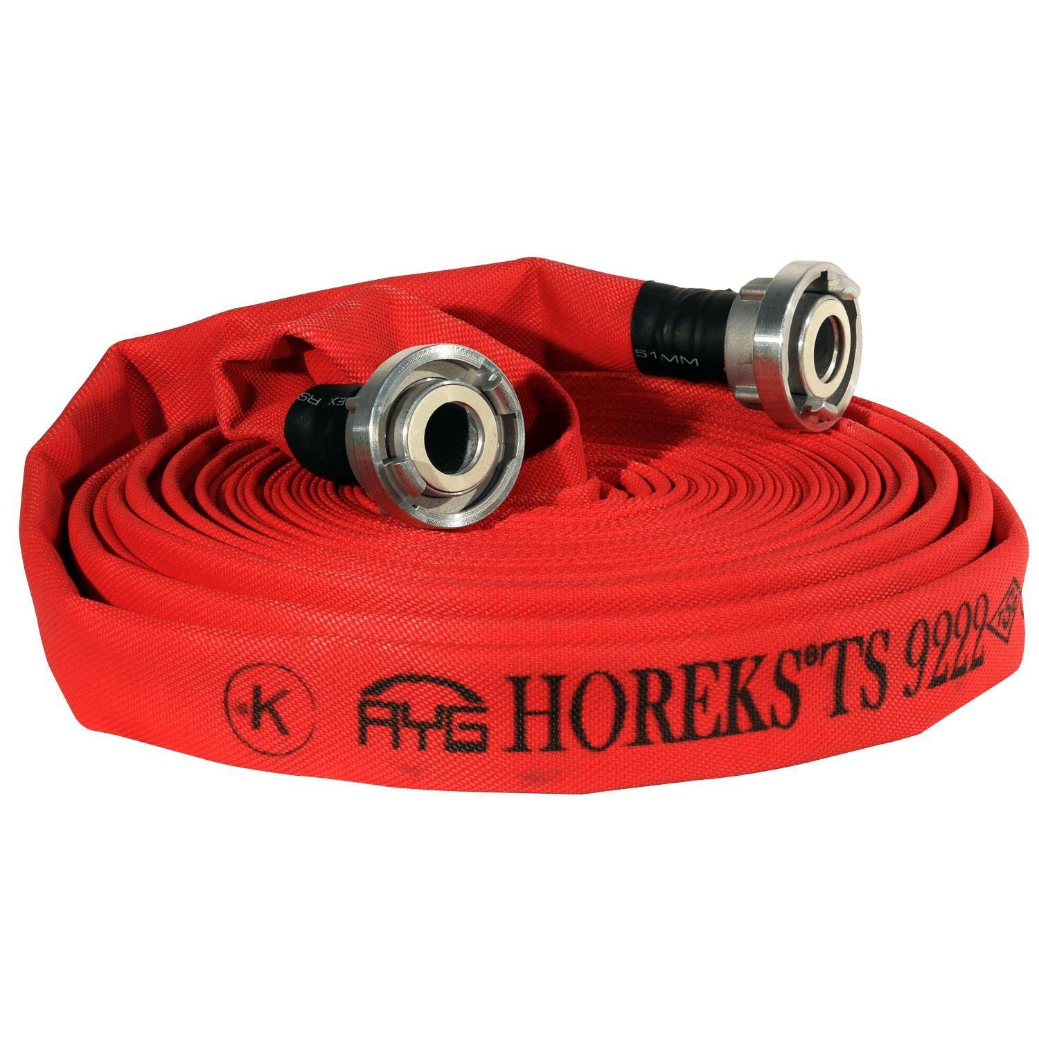 4" İÇİ TERMOPLAST DIŞI PU KAPLI KIRMIZI 30 METRE YANGIN HORTUMU TS 9222 - TS EN 14540 BELGELİ HORTUM TdrTr