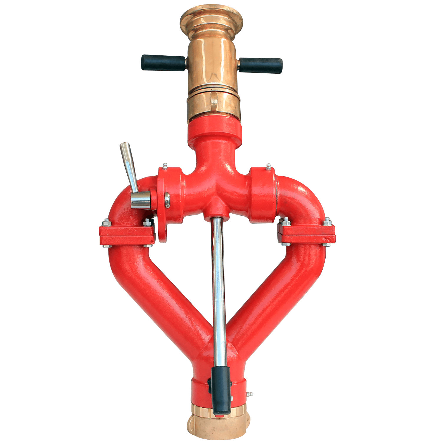 SU MONITORU BRONZ GOVDE KIRMIZI RENKLI KOLLU SIS BASLIKLI 1200 LT/DK 2½" TdrTr